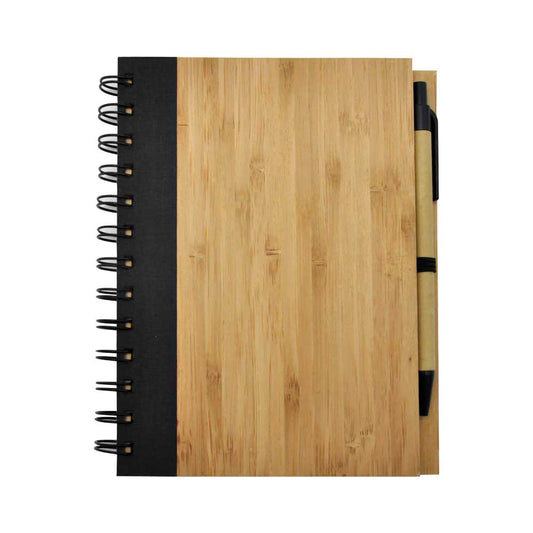 Bamboo Notebook With Pen Tristar Graphic