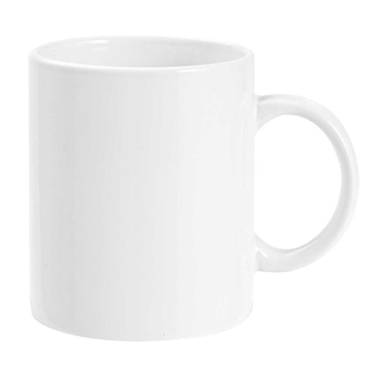 White Ceramic Mug Tristar Graphic