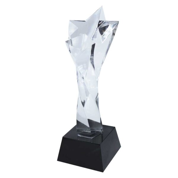 Star Crystal Trophy Tristar Graphic