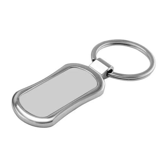 Curved Metal Keychain Tristar Graphic