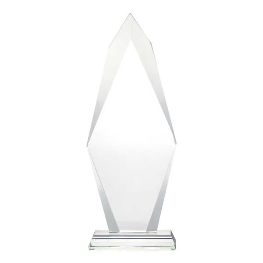 Flame Shaped Crystal Award Tristar Graphic