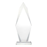 Flame Shaped Crystal Award Tristar Graphic