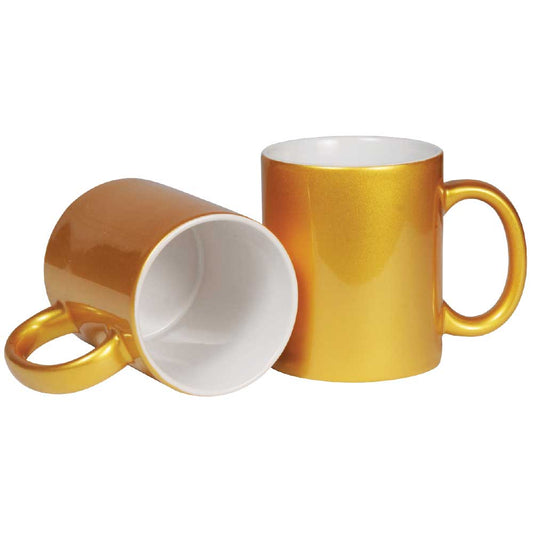 Gold Sparkling Mug Tristar Graphic