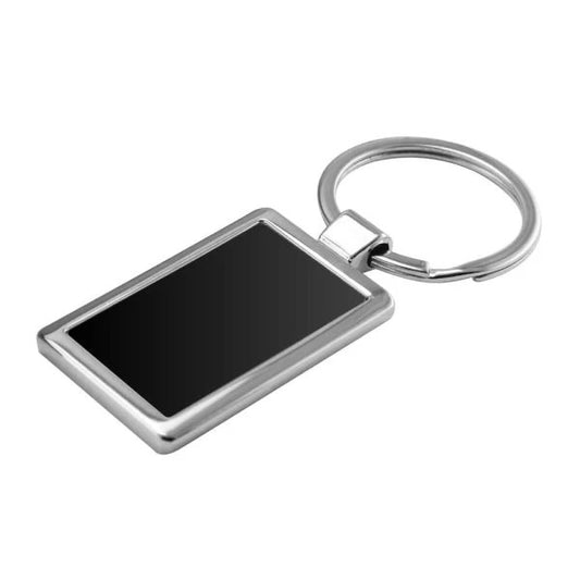 Rectangular Steel Keychain Tristar Graphic