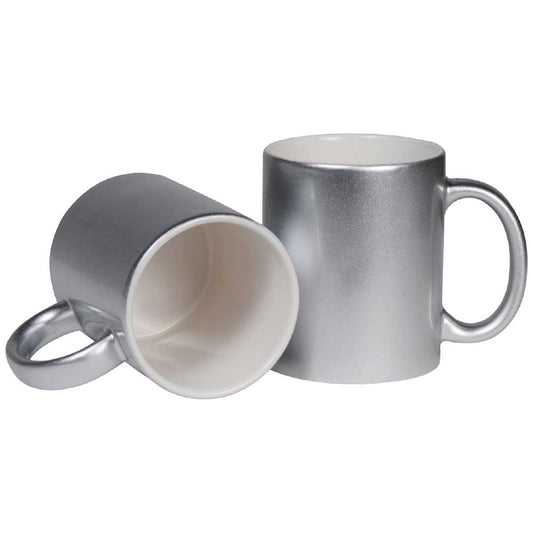Silver Sparkling Mug Tristar Graphic