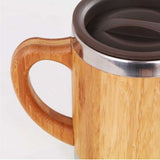 Bamboo & Stainless Steel Mug Tristar Graphic