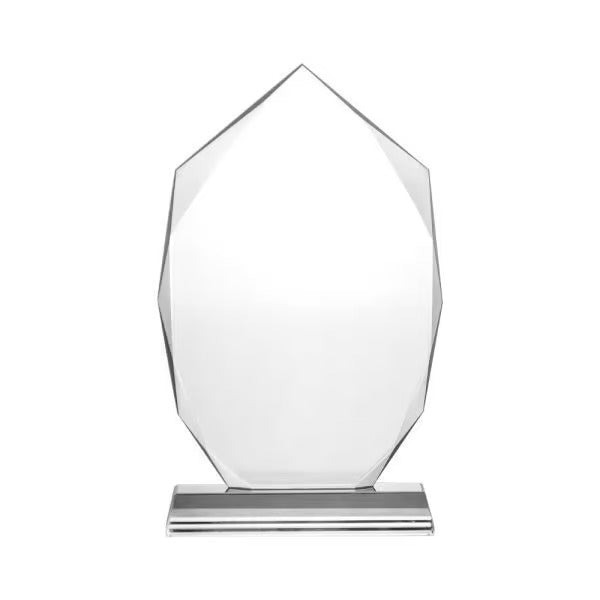 Wide Flame Crystal Award Tristar Graphic