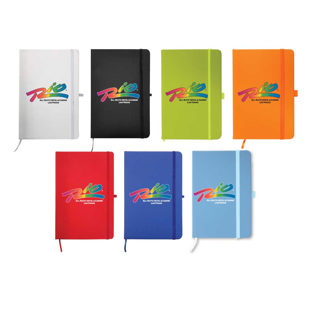 A6 PU Notebook With Pen Holder Tristar Graphic