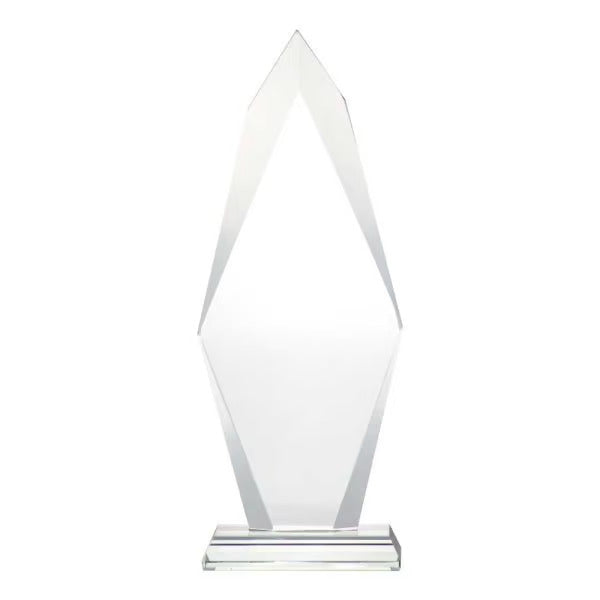 Flame Shaped Crystal Award Tristar Graphic