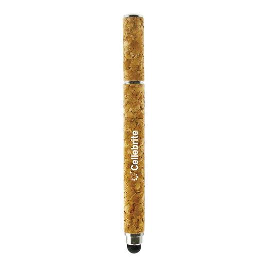 Cork Pen With Stylus Tristar Graphic