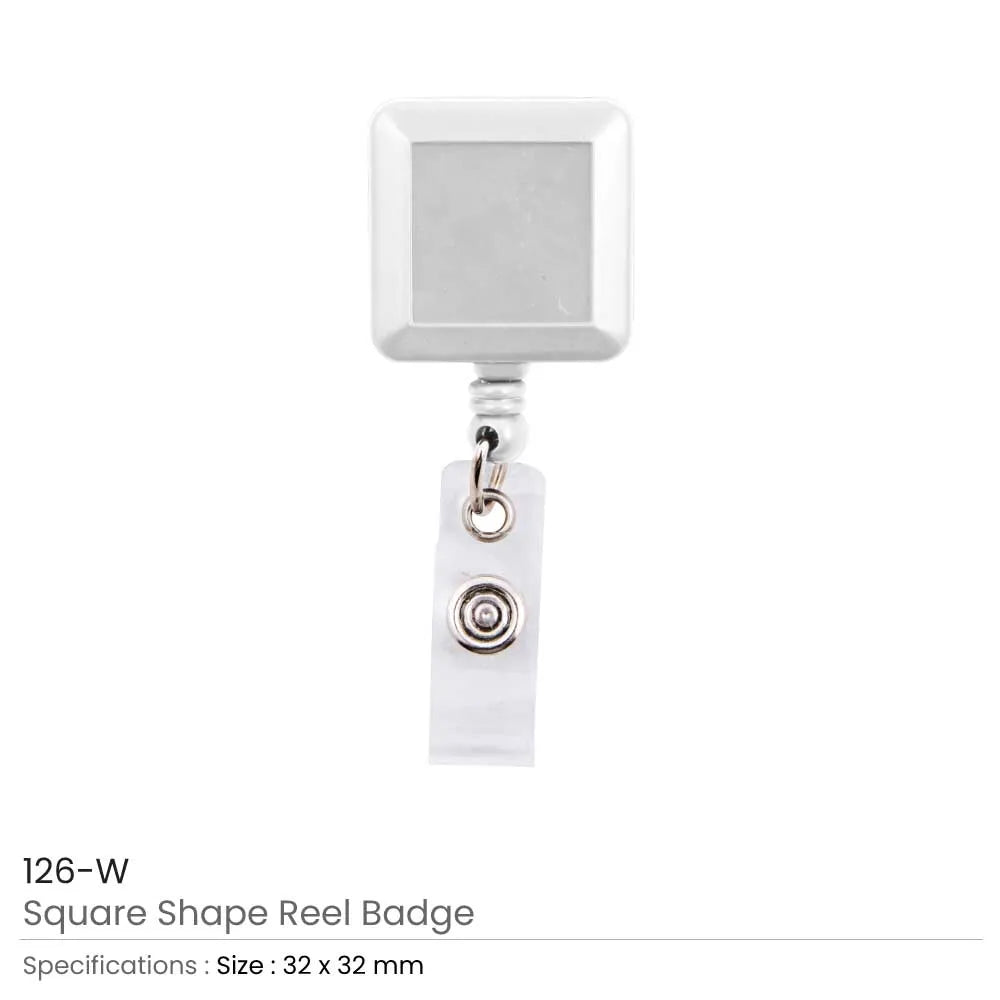 Square Shape Reel Badge Tristar Graphic