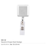 Square Shape Reel Badge Tristar Graphic