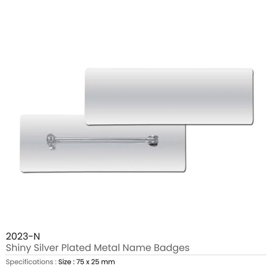 Professional Metal Name Badges (Gold & Silver Plated) Tristar Graphic