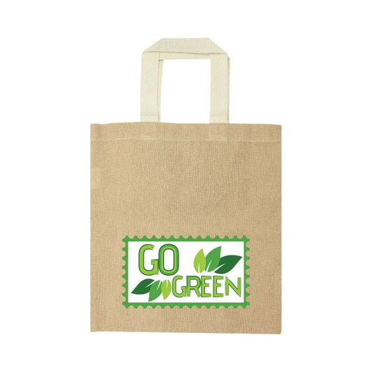 Cotton-Like Jute Bags with Webbing Handle – 250 GSM Tristar Graphic