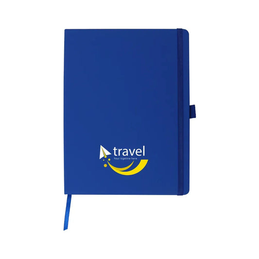 PU Notebooks B5 Size with Pen Loop, Ribbon Bookmark & Elastic Band Tristar Graphic