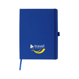 PU Notebooks B5 Size with Pen Loop, Ribbon Bookmark & Elastic Band Tristar Graphic