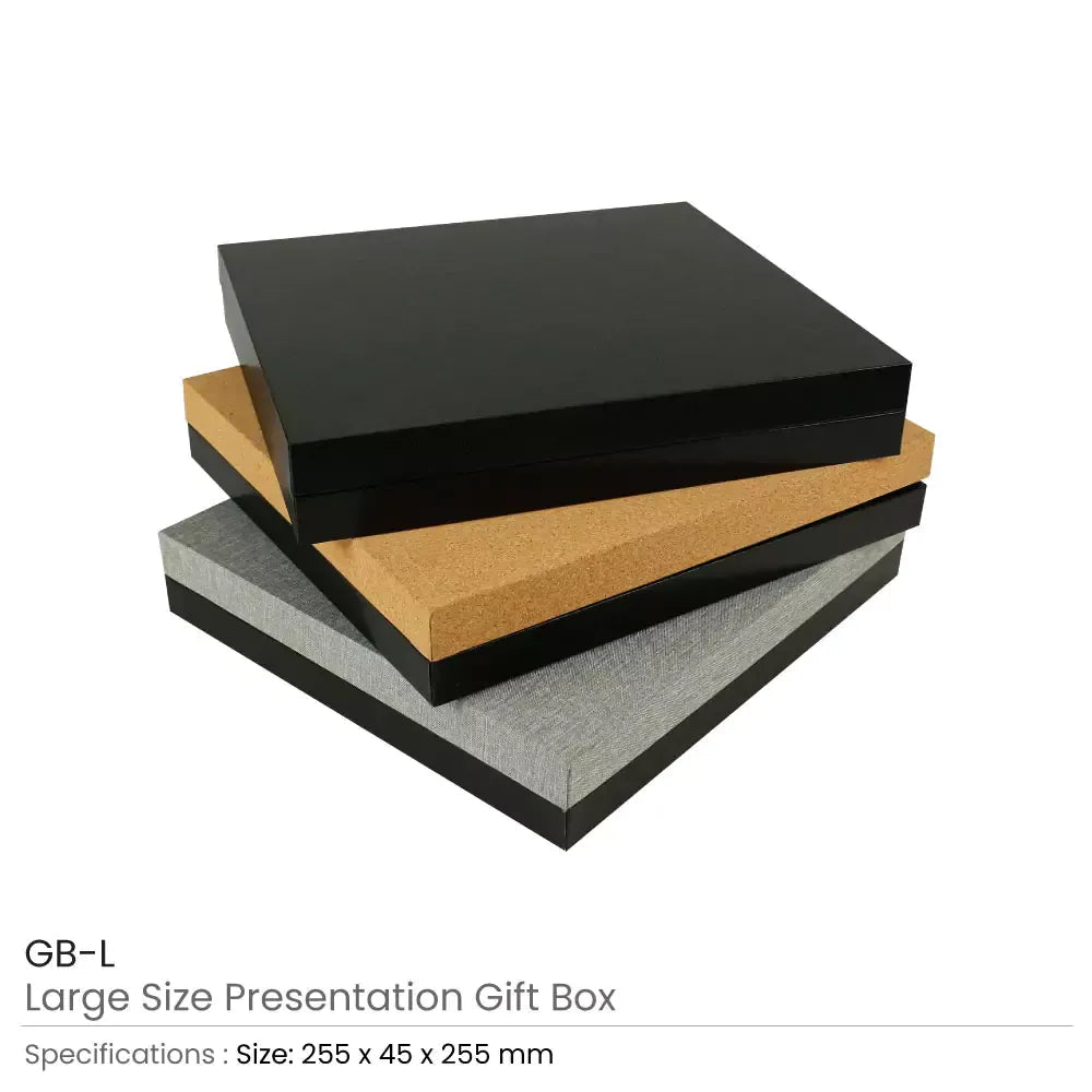 Premium Two-Piece Rigid Gift Box for Branding Tristar Graphic