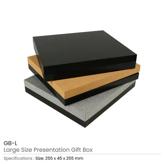 Premium Two-Piece Rigid Gift Box for Branding Tristar Graphic