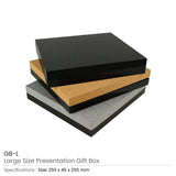 Premium Two-Piece Rigid Gift Box for Branding Tristar Graphic