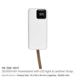 Fast Charging Powerbank 30,000 mAh with Flashlight Tristar Graphic