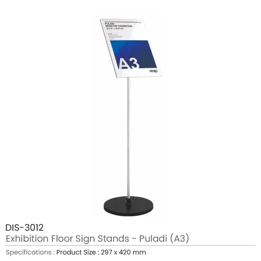 Puladi Series A3 Floor Standing Sign Holder Tristar Graphic